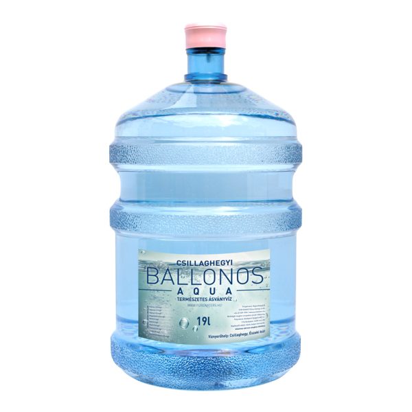 Ballonos Aqua - Természetes Ásványvíz - 19l