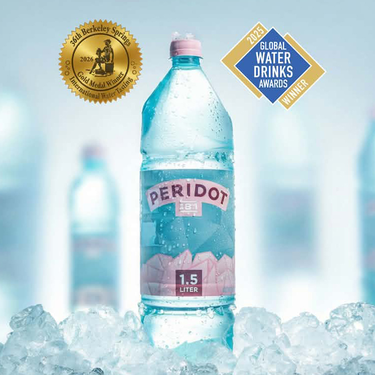 PERIDOT – Természetesen lúgos prémium ásványvíz - 1,5l